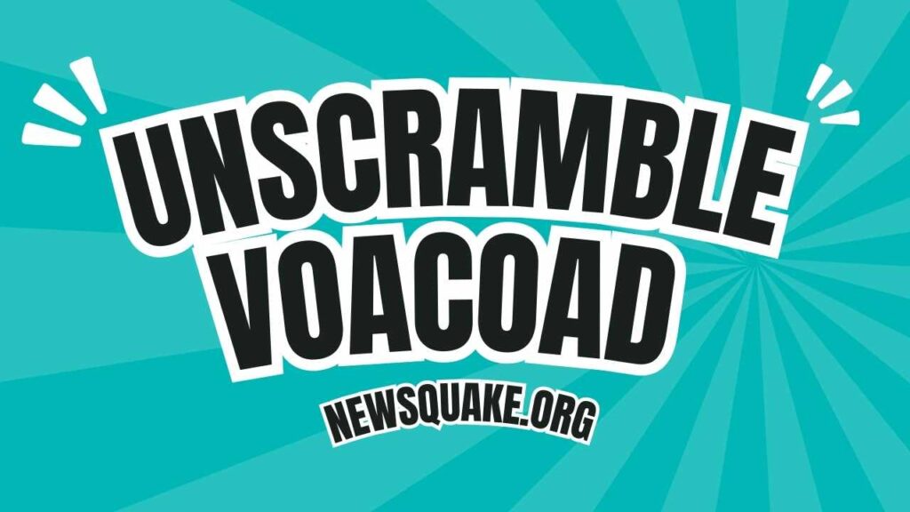 Unscramble Voacoad